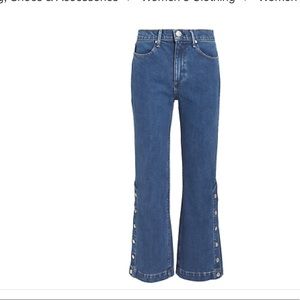 Rag & bone “Dylan” snap button jeans
